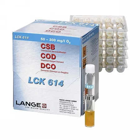 Купить LCK 614 кюветный тест для определения ХПК, 50-300 мг/л O₂, 25 тестов SIANALYTICS по лучшей цене с доставкой - интернет-магазин Прогрессивные решения
